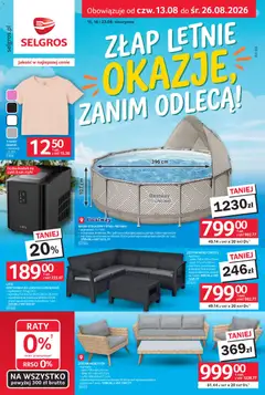 Pogląd gazetki "Selgros cash&carry gazetka - Oferta przemysłowa" ze sklepu Selgros cash&carry ważnej od 13.08.2026