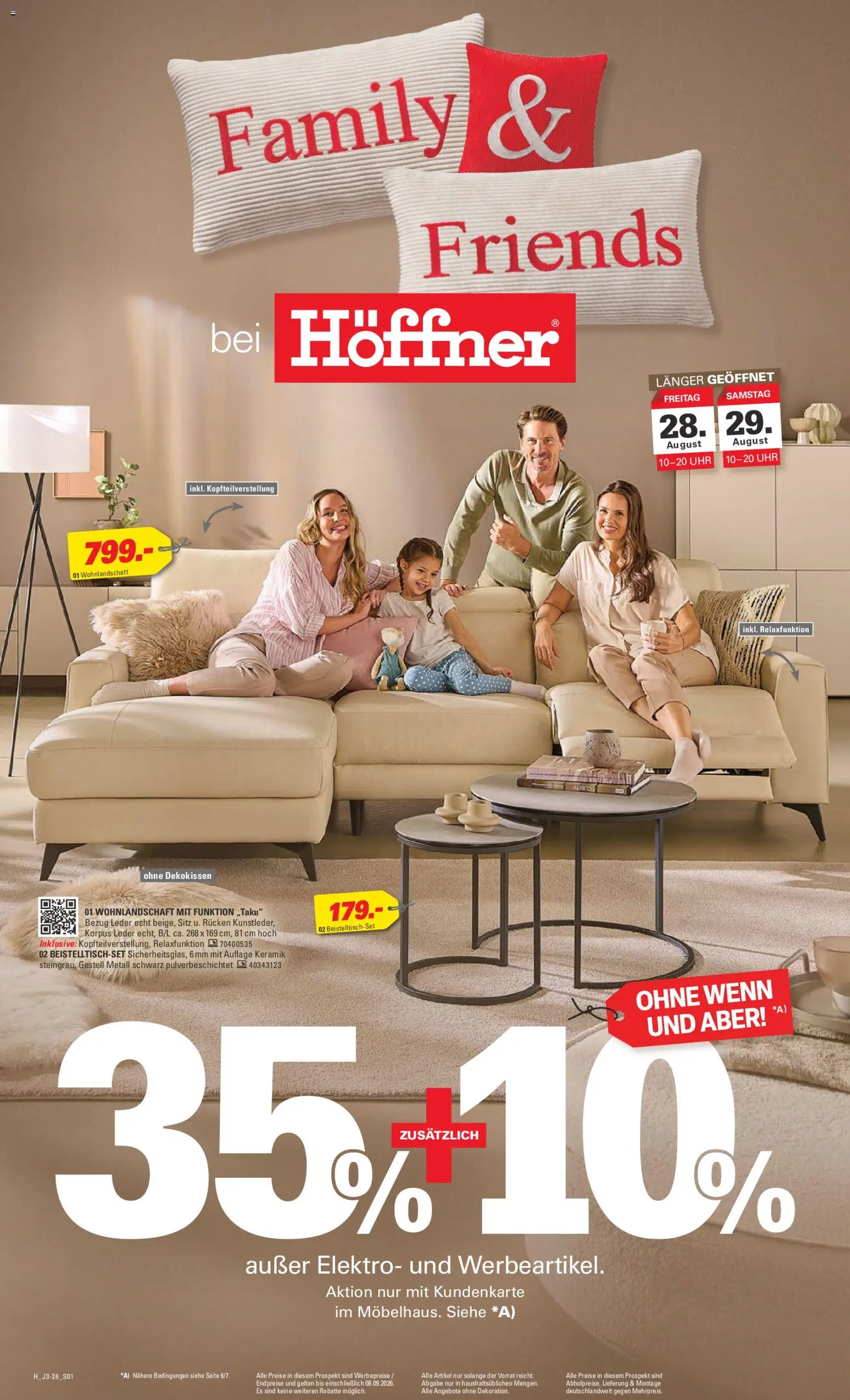 Vorschau von dem Prospekt des Geschäftes Höffner, gültig ab dem 26.08.2026
