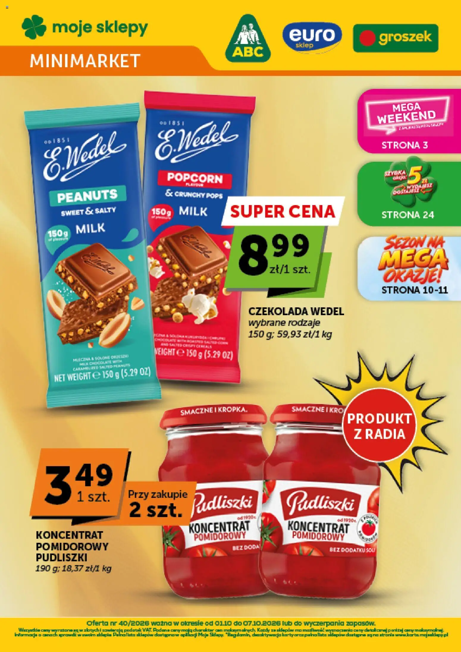 Pogląd gazetki "Groszek gazetka - Minimarket" ze sklepu Groszek ważnej od 01.10.2026