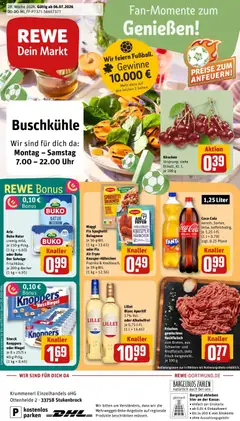 Vorschau von dem Prospekt des Geschäftes Rewe, gültig ab dem 06.07.2026
