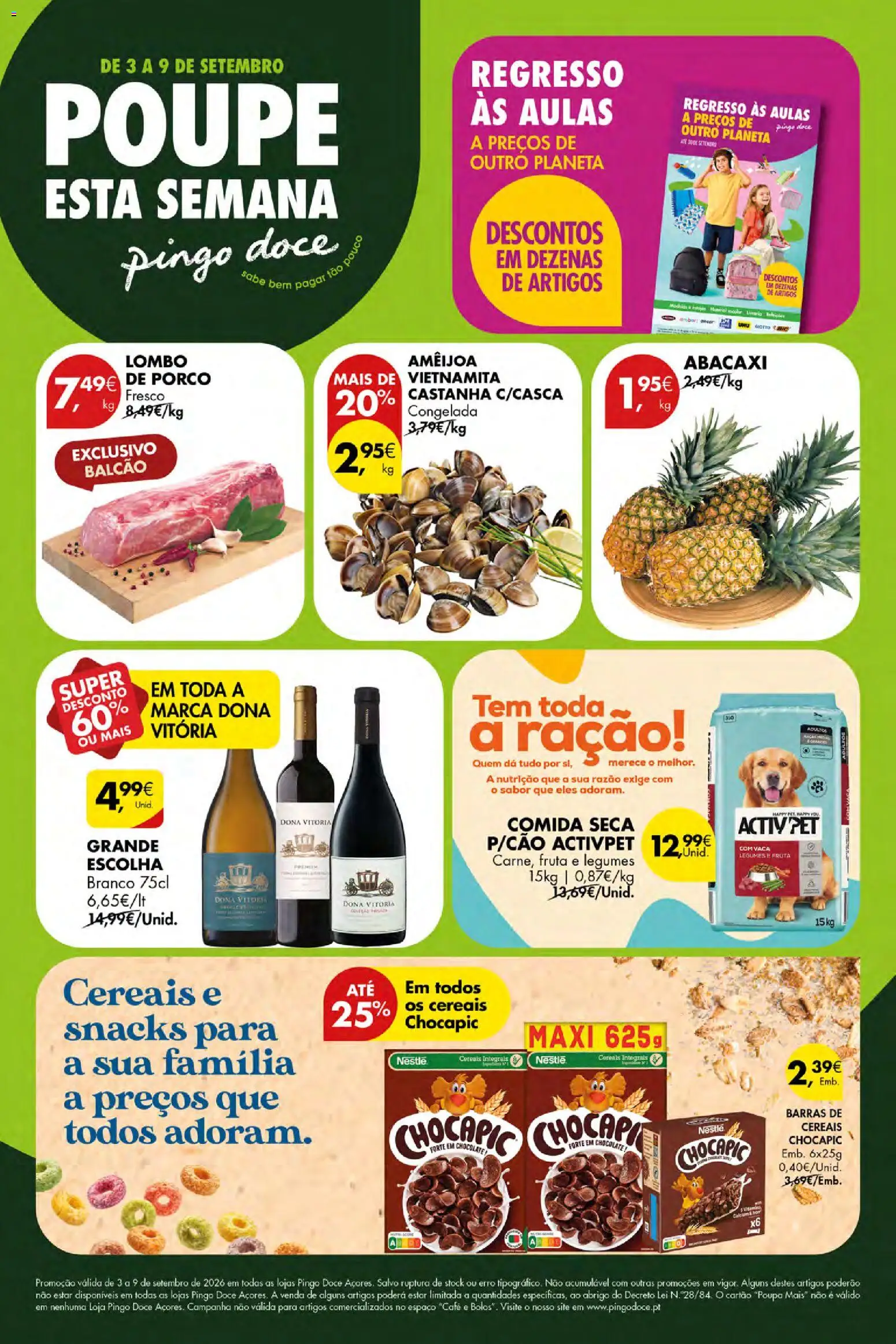 Pré-visualização do folheto da loja Pingo Doce válida a partir de 03/09/2026
