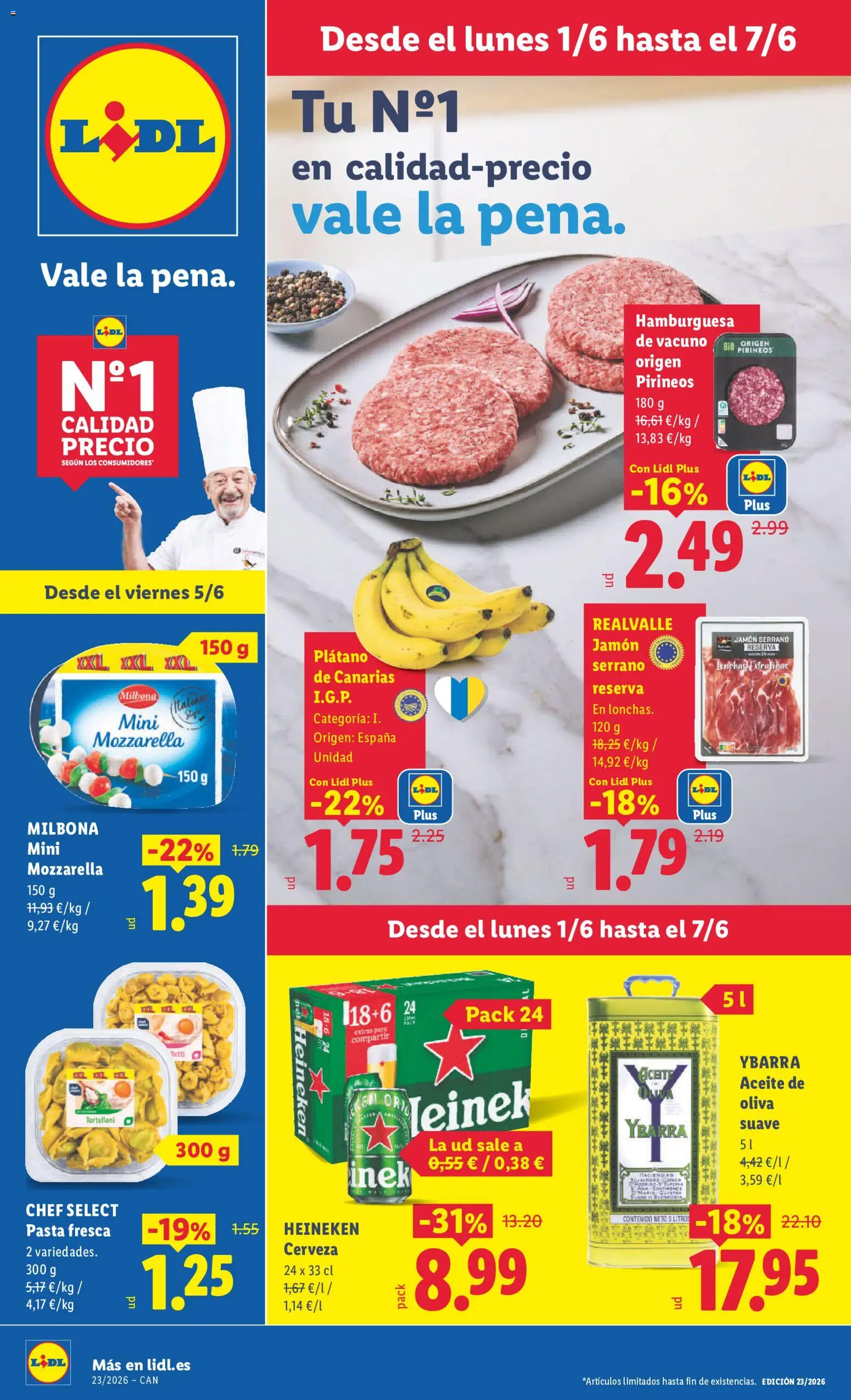 Vista previa del folleto de la tienda Lidl válido desde el 01/06/2026 
