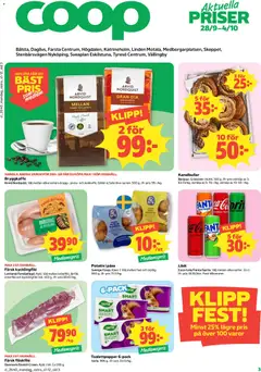 Förhandsgranska reklamblad Coop erbjudanden från butik Coop gäller från 28/09/2026