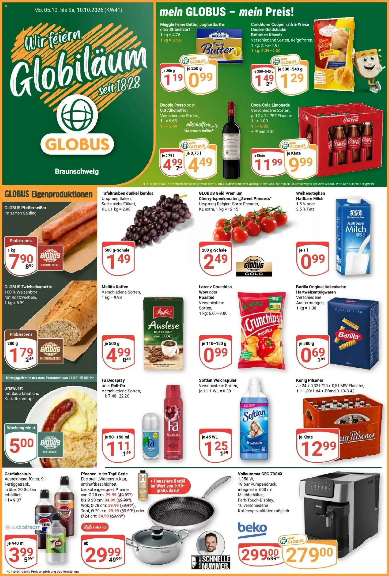 Vorschau von dem Prospekt des Geschäftes Globus, gültig ab dem 05.10.2026