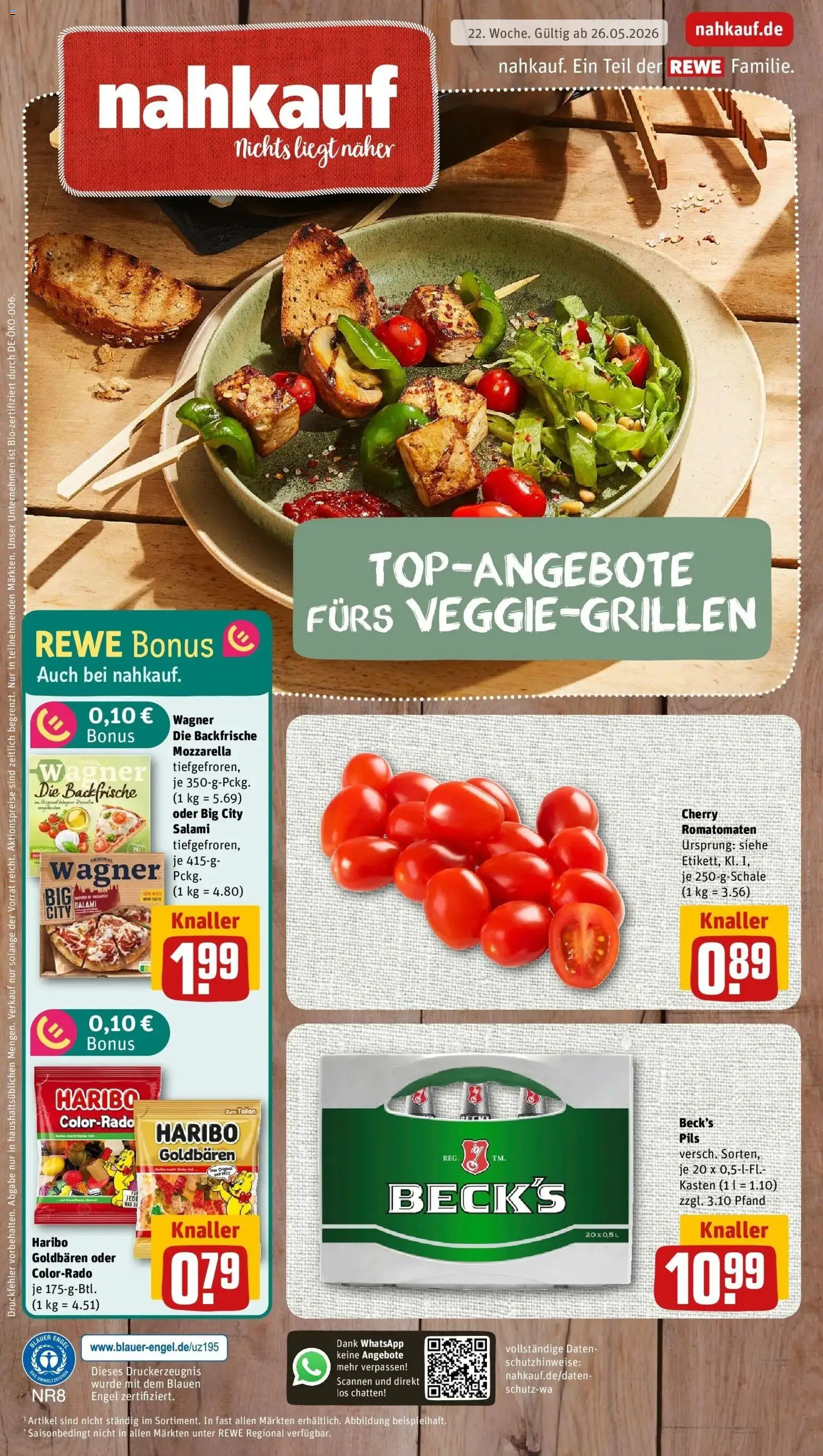 Vorschau von dem Prospekt des Geschäftes Rewe, gültig ab dem 26.05.2026