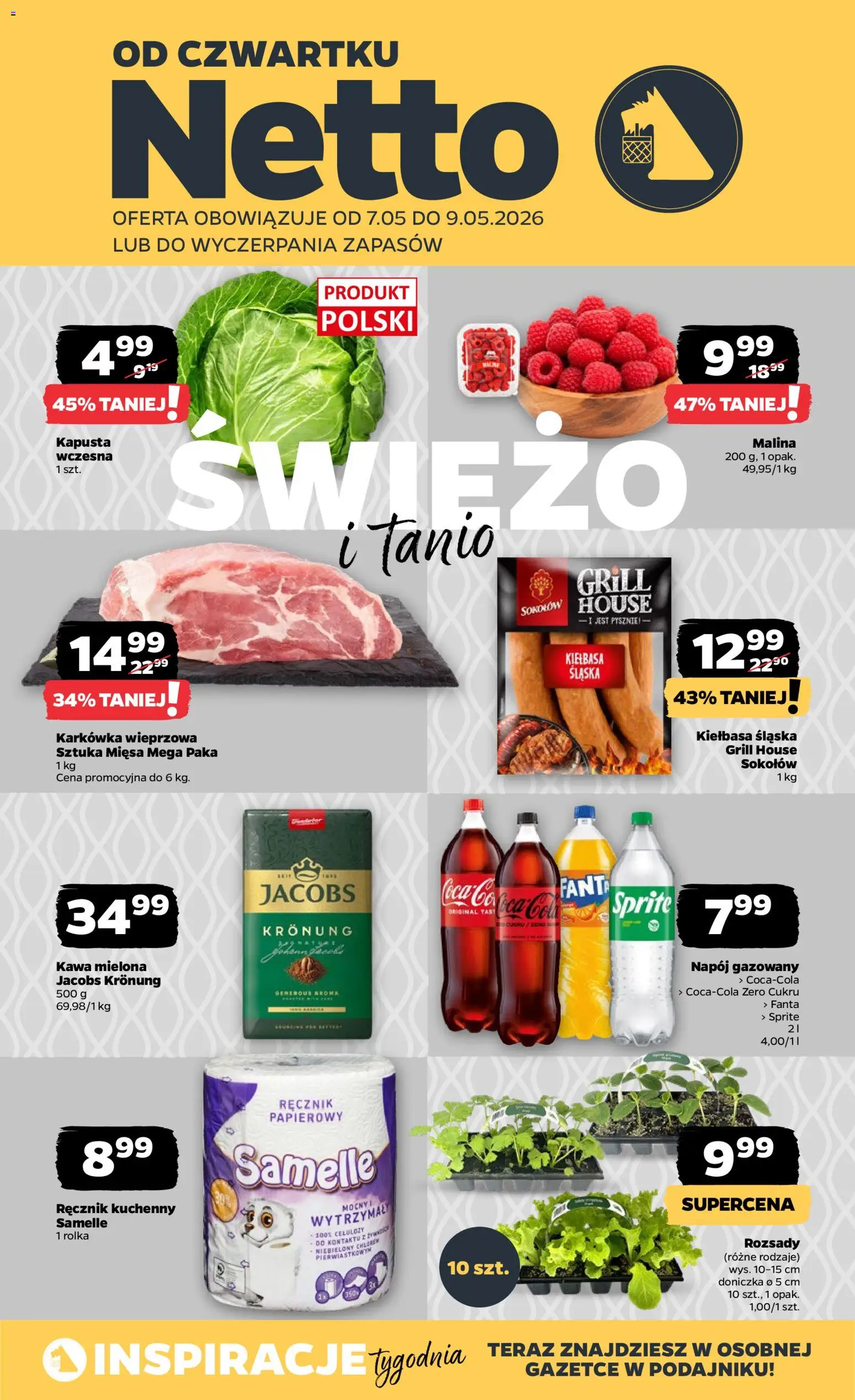 Pogląd gazetki "Netto gazetka od czwartku spożywcza" ze sklepu Netto ważnej od 07.05.2026