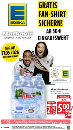 Vorschau von dem Prospekt des Geschäftes Edeka, gültig ab dem 26.05.2026