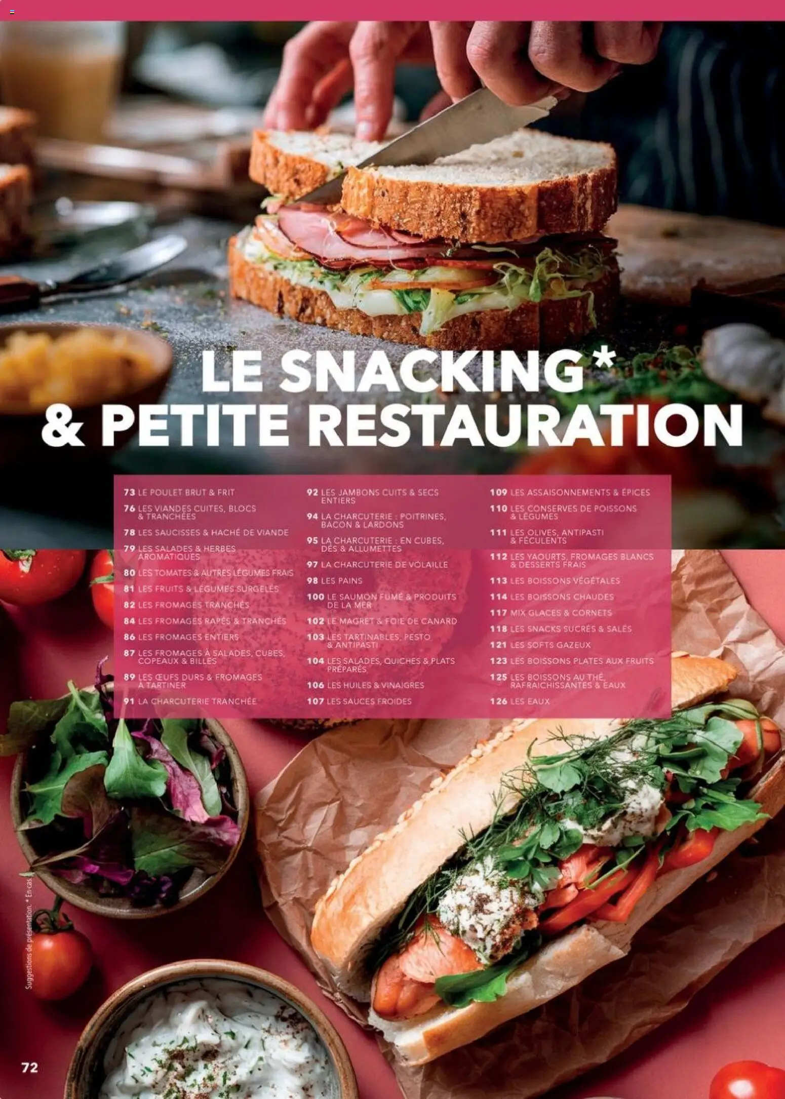 Prévisualisation de Boulangers Pâtissiers du magasin METRO formulaire valide 30/04/2026 - Poissons, Charcuterie, Canard, Saumon, Antipasti, Boissons, Boissons végétales, Allumettes