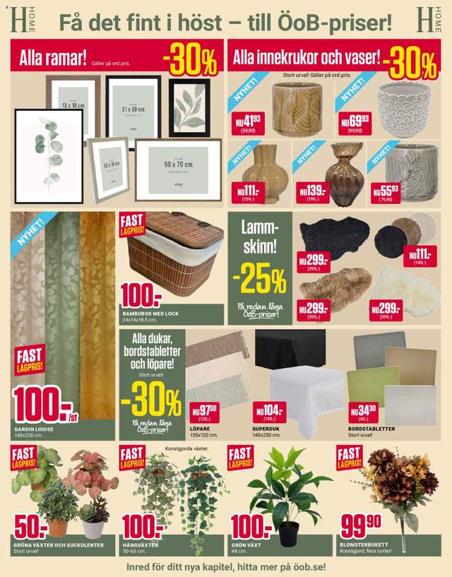 Nytt ÖoB reklamblad från 24/08