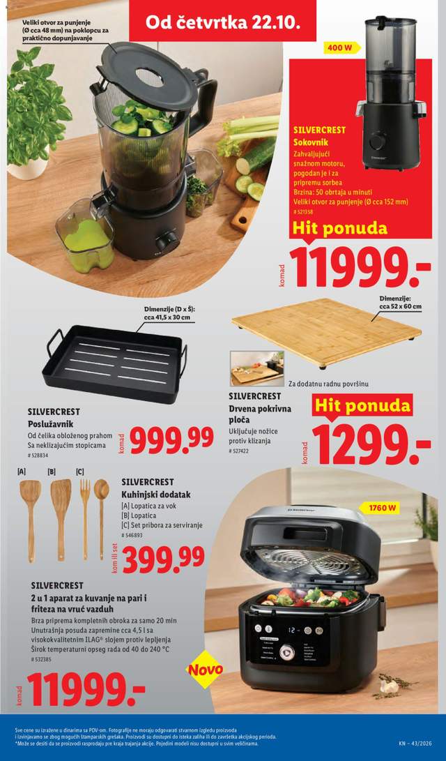 Novi Lidl katalog od 22.10.
