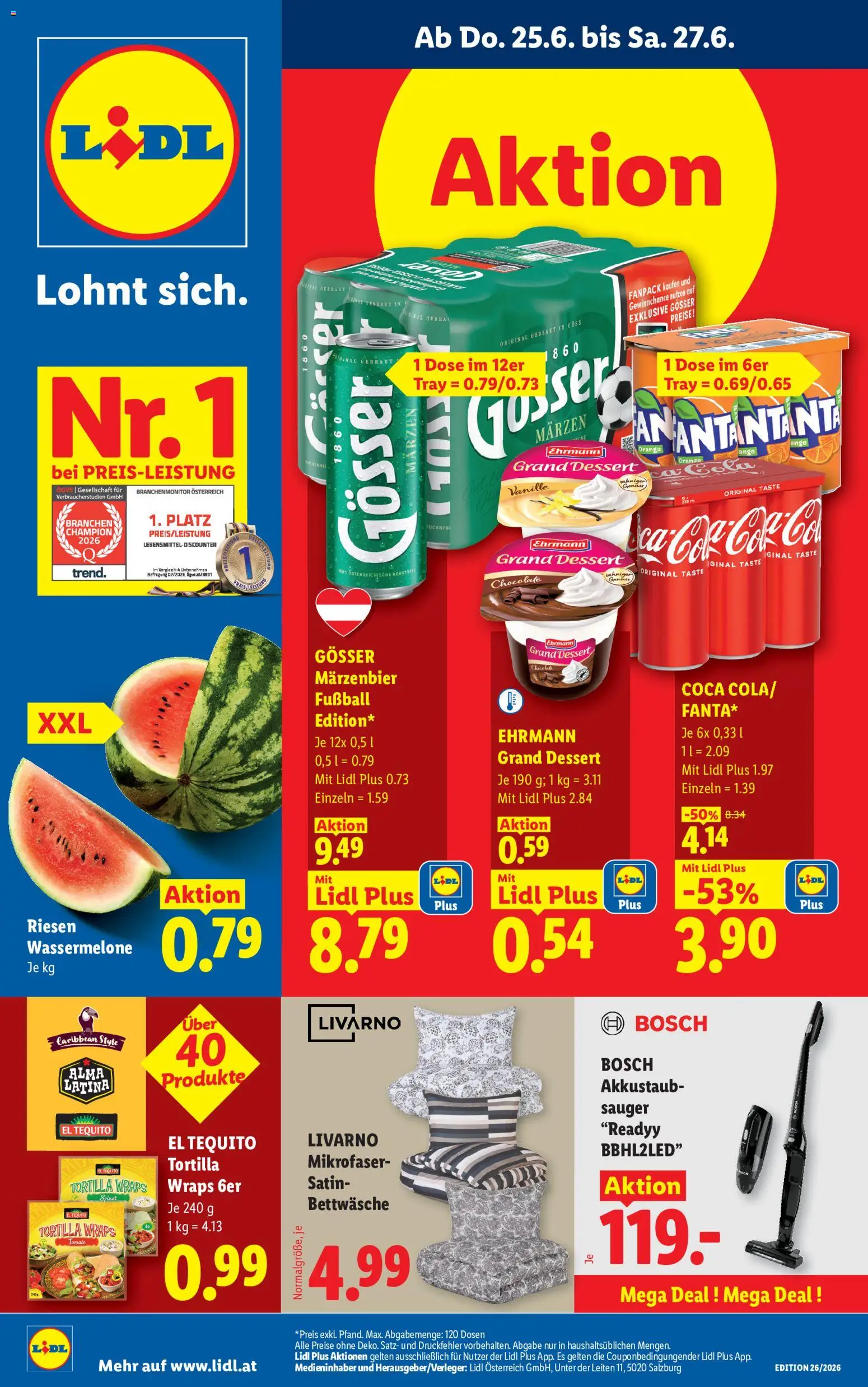 Vorschau der Angebote: Lidl Lidl - Flugblatt gültig ab 25.06.2026