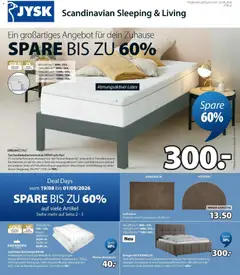 Vorschau der Angebote: JYSK JYSK Spare Bis Zu 60% gültig ab 19.08.2026