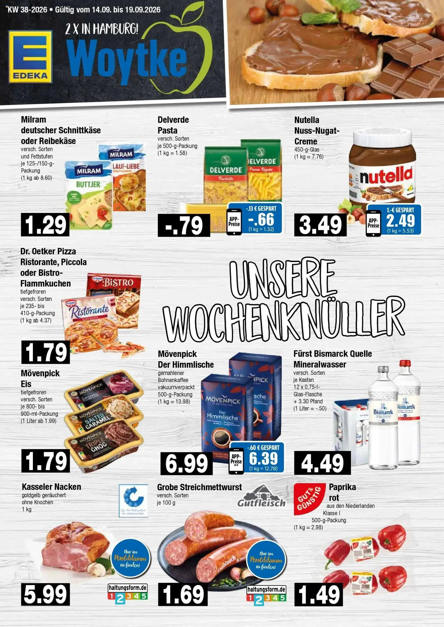 Vorschau von dem Prospekt des Geschäftes Edeka, gültig ab dem 14.09.2026