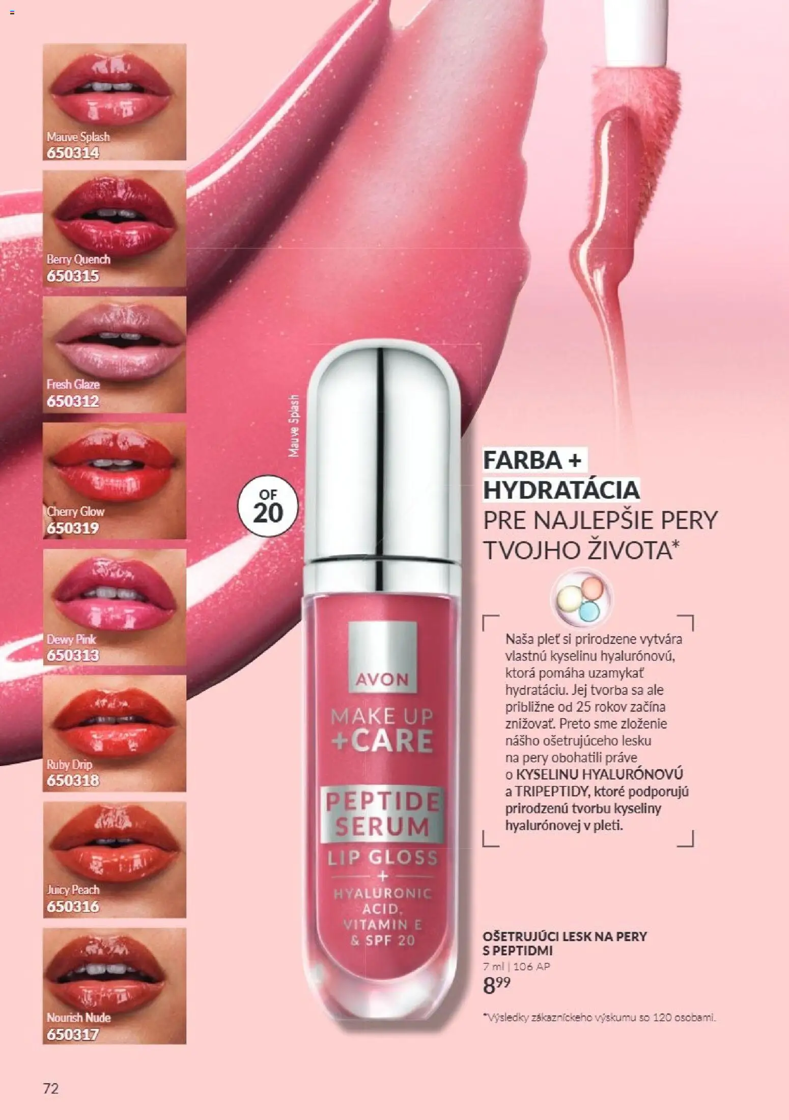 Náhľad Avon letáku platného od 01.11.2026 - Make up, Lesk na pery