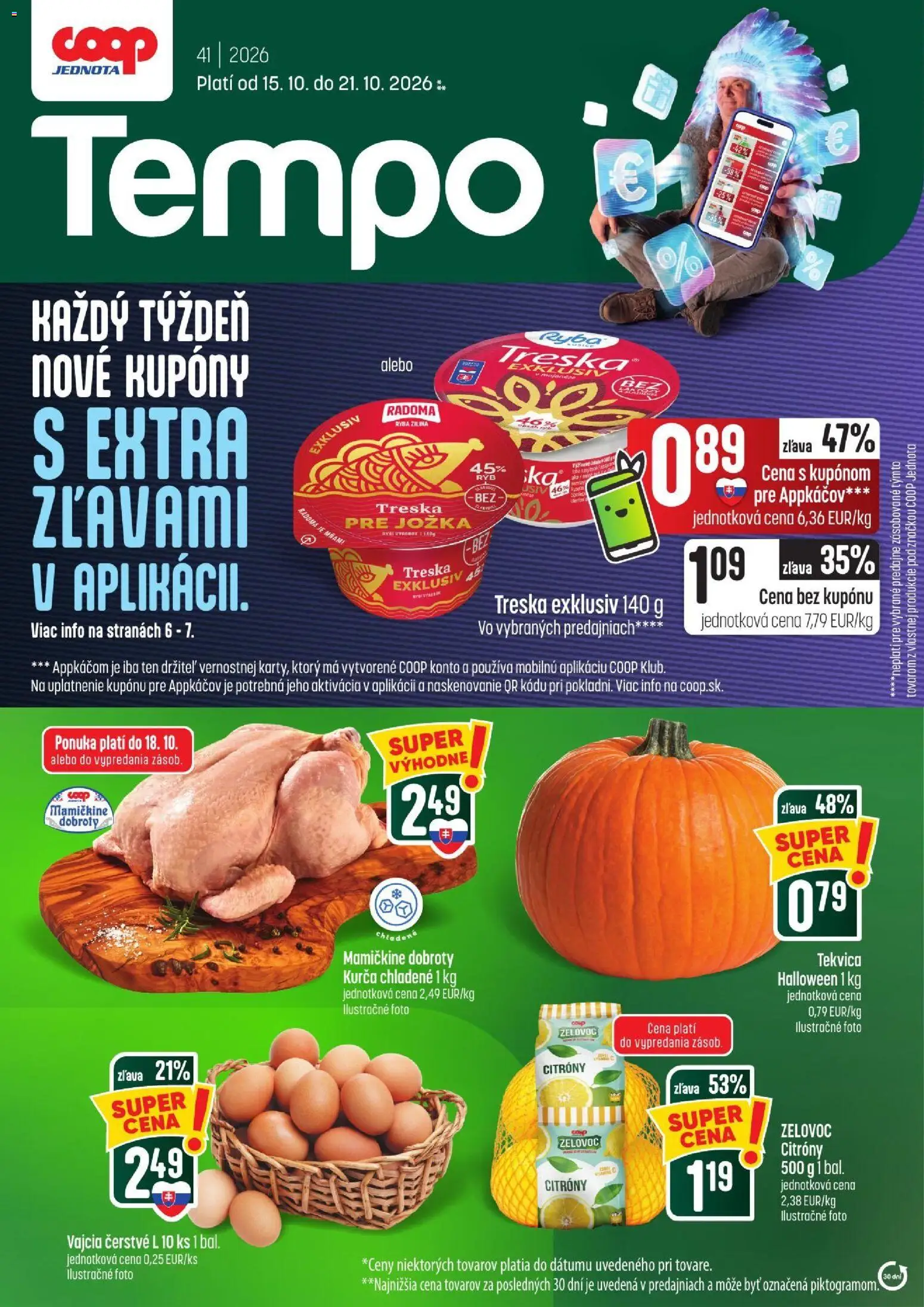 Náhľad COOP Jednota letáku platného od 15.10.2026