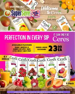 Preview of Super Save flyer valid from 01/08/2026