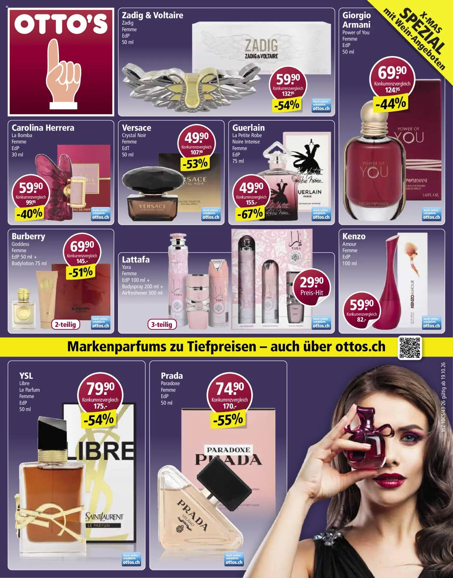 Vorschau des Merkblatts Otto's aktionen Marken Spezial vom Shop Otto's gültig von 19.10.2026 bis - Parfüm