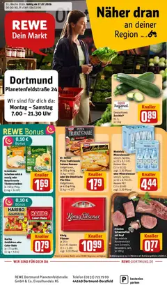 Vorschau von dem Prospekt des Geschäftes Rewe, gültig ab dem 27.07.2026