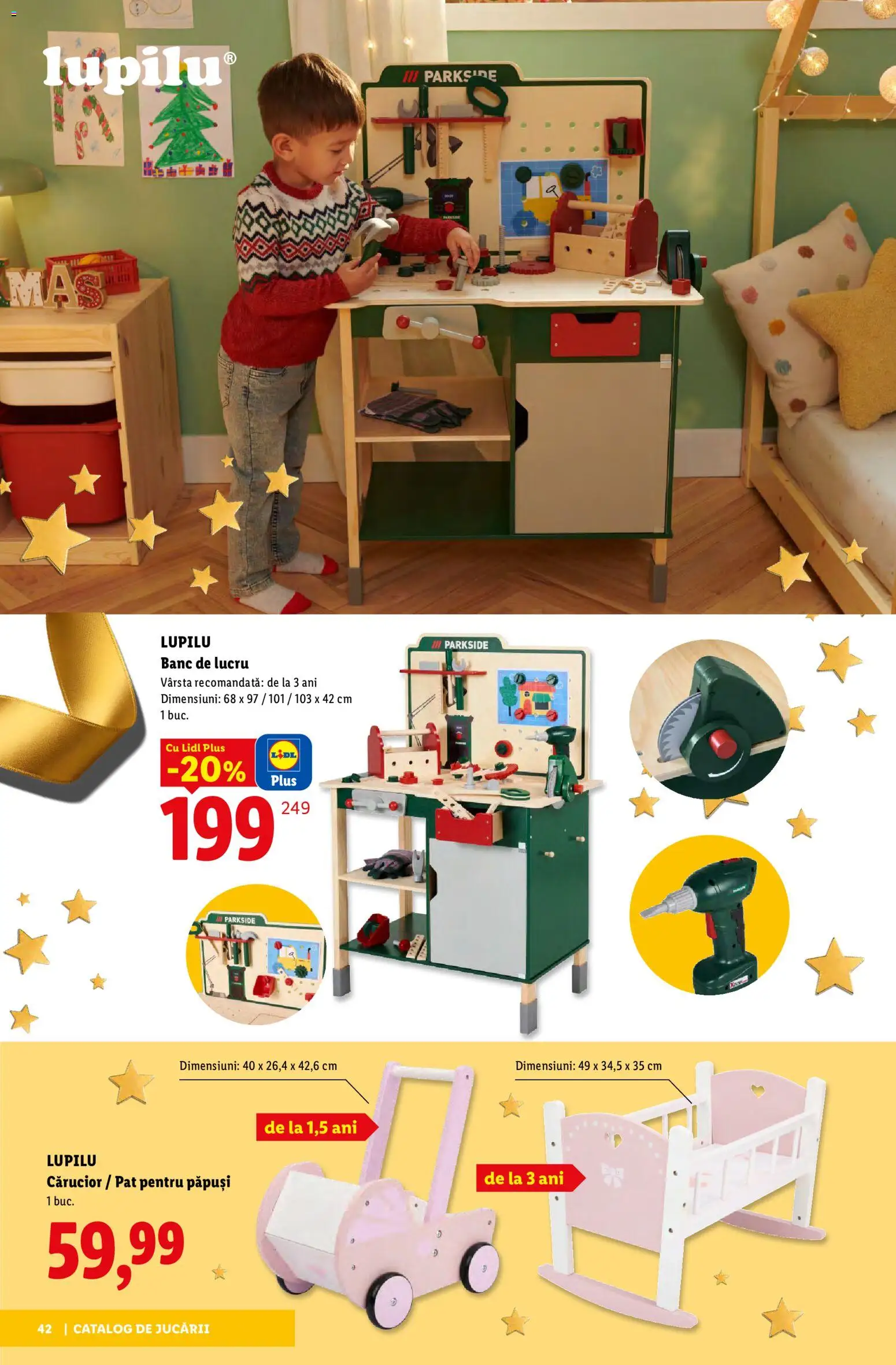 Previzualizarea de cataloage: Lidl Lidl Catalog De jucării valabil de la 02.11.2026 - Pat, Parkside, Plus