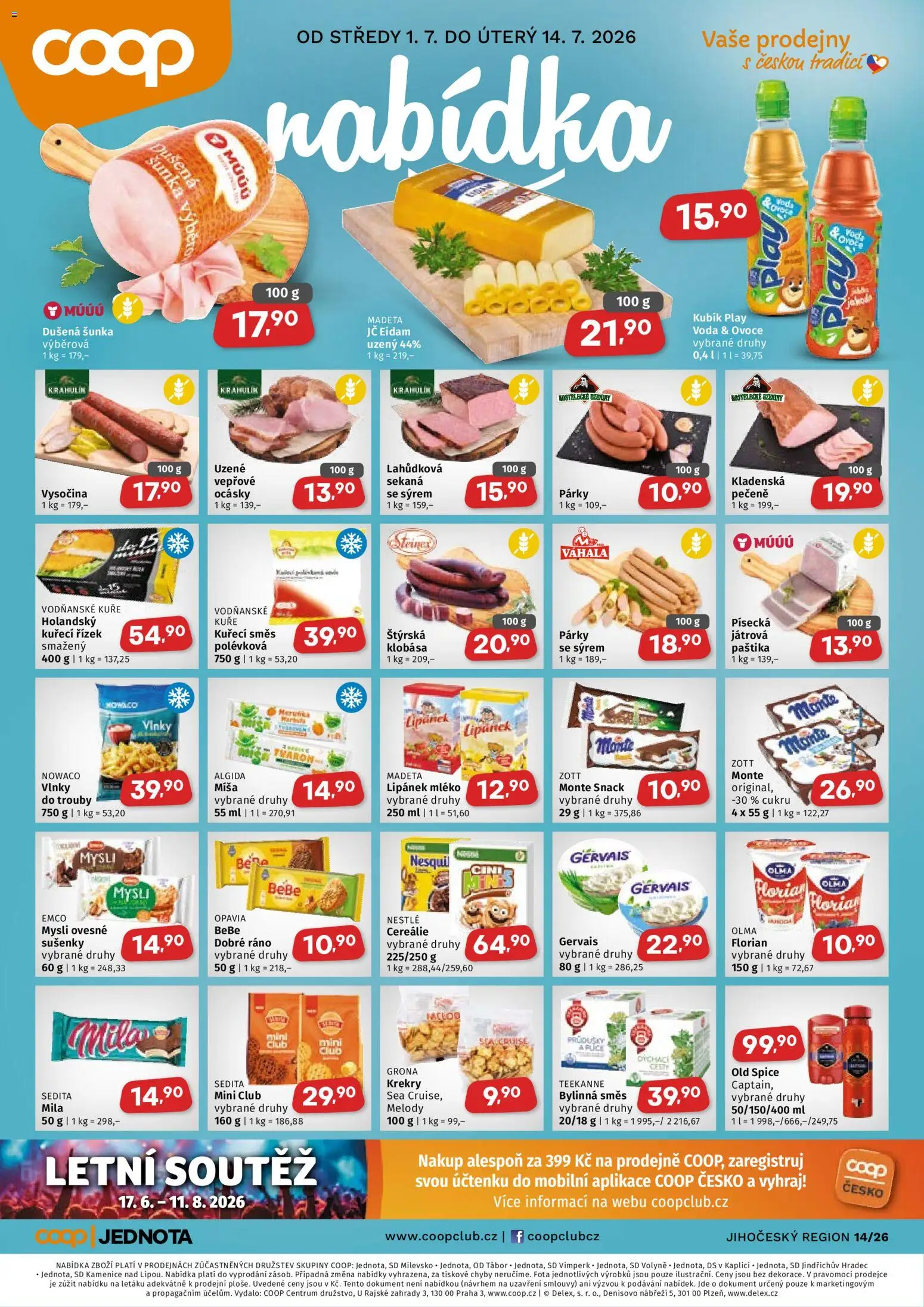 Náhled nabídky: Coop Coop leták - Jihočeský region platný od 01.07.2026