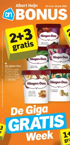 Prévisualisation de Albert Heijn Folder week / de la semaine 26 du magasin Albert Heijn formulaire valide 22/06/2026