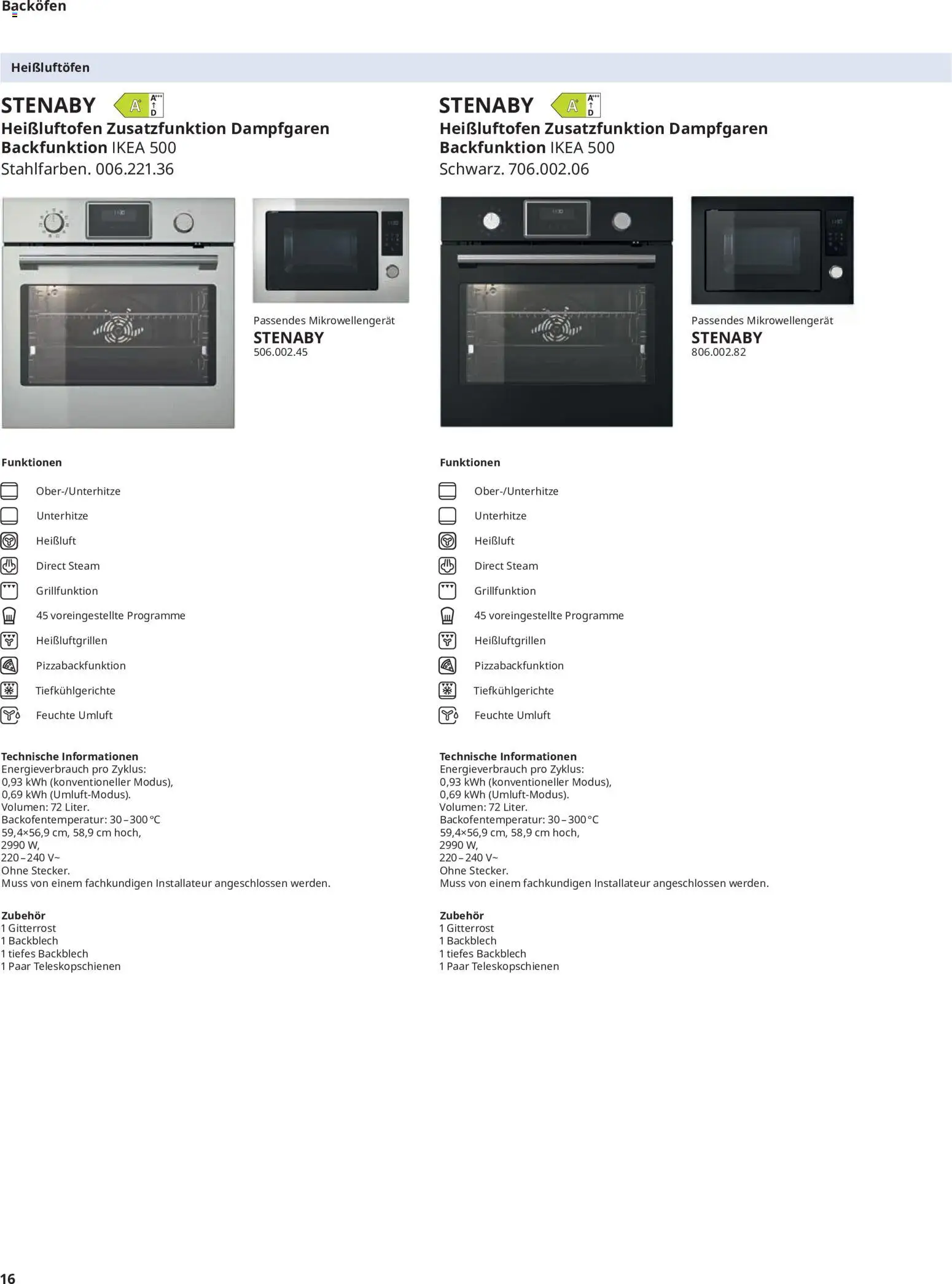 Vorschau von dem Prospekt des Geschäftes Ikea, gültig ab dem 11.09.2026 - Backofen