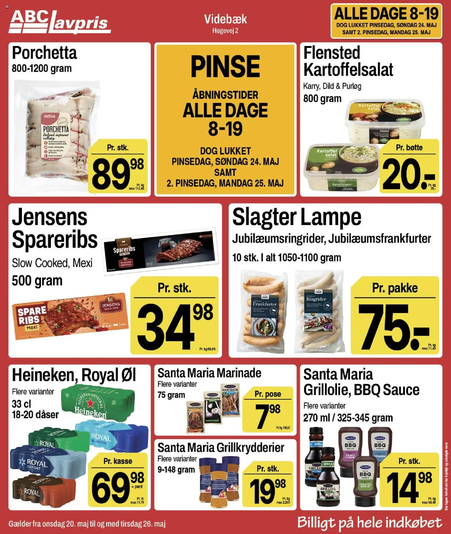 Eksempel på tilbudsavis Abc Lavpris - Videbæk fra butik Abc Lavpris gyldig fra 20/05/2026