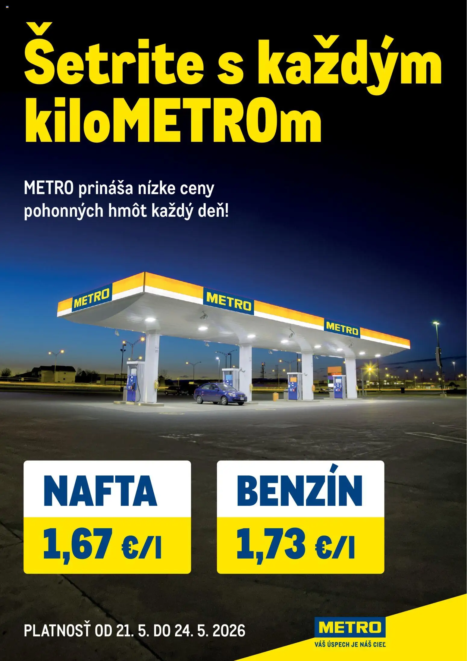 Náhľad Metro letáku platného od 21.05.2026