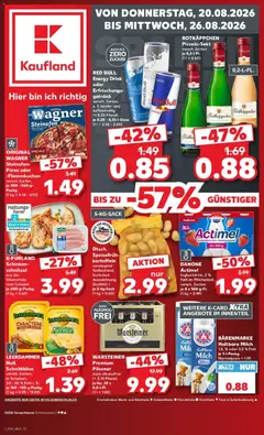 Vorschau von dem Prospekt des Geschäftes Kaufland, gültig ab dem 20.08.2026