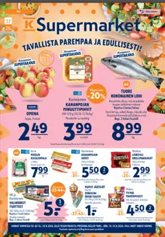 Kaupan K-Supermarket K-Supermarket tarjoukset esikatselu, voimassa 10/09/2026