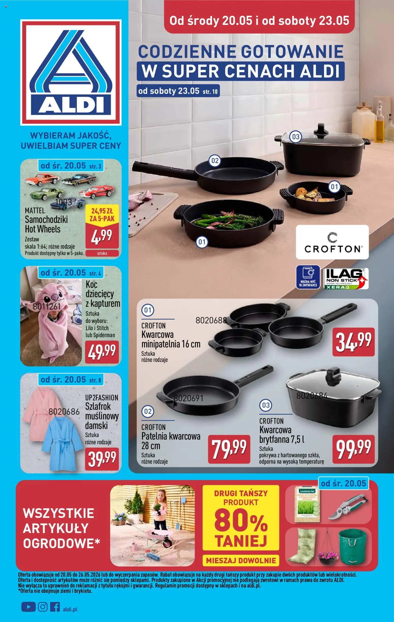 Pogląd gazetki "Aldi gazetka - Hity od Środy i od Soboty" ze sklepu Aldi ważnej od 20.05.2026