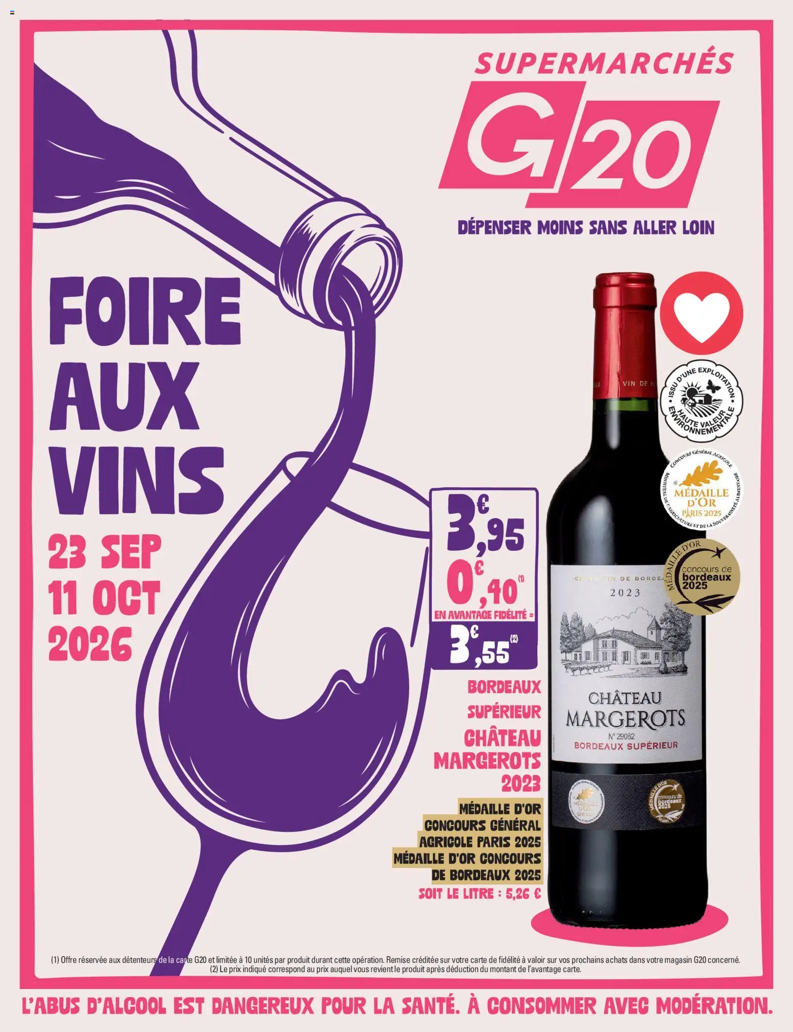 Prévisualisation de G20 Supermarchés catalogue du magasin G20 Supermarchés formulaire valide 22/09/2026