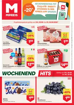 Vorschau der Angebote: MPREIS MPREIS Flugblatt gültig ab 20.08.2026