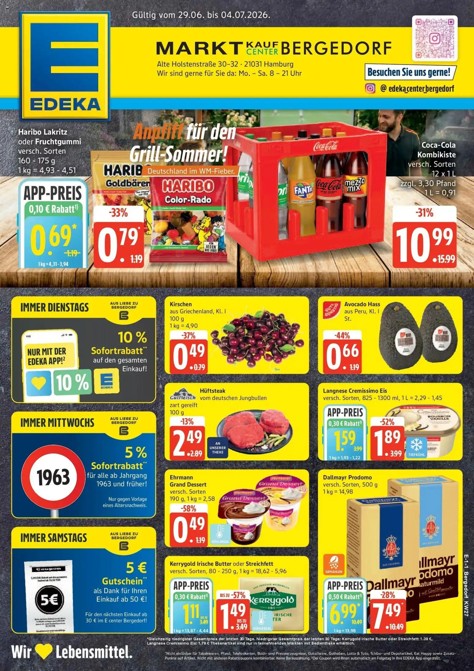 Vorschau von dem Prospekt des Geschäftes Edeka, gültig ab dem 28.06.2026