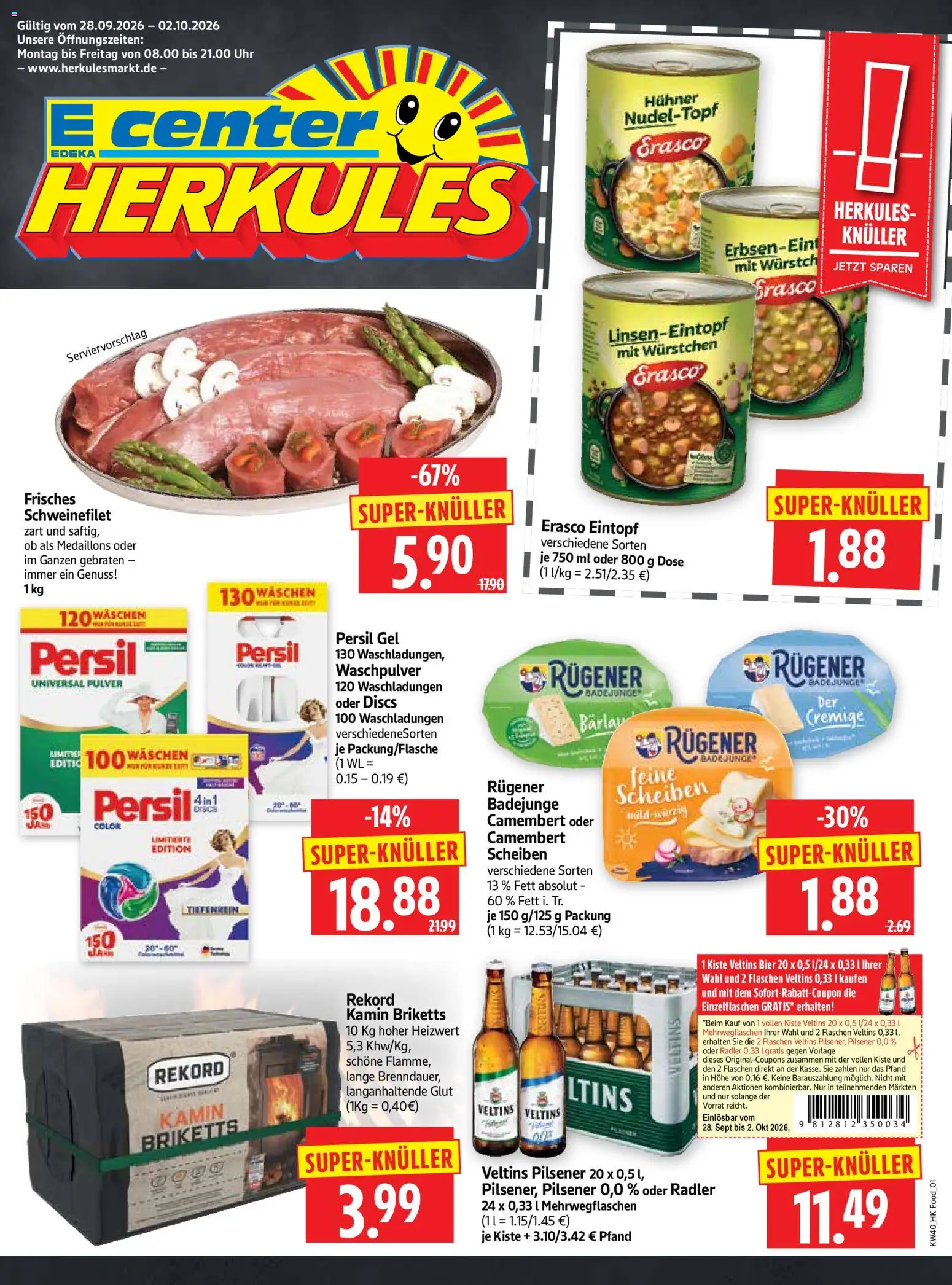 Vorschau von dem Prospekt des Geschäftes HERKULES, gültig ab dem 28.09.2026
