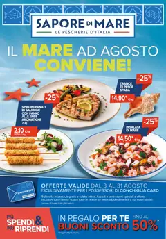 Anteprima dell'opuscolo Sapore di mare volantino dal negozio Sapore di mare valido da 03/08/2026