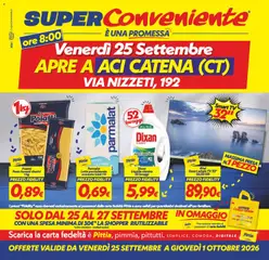 Anteprima dell'opuscolo SuperConveniente volantino Aci Catena dal negozio SuperConveniente valido da 25/09/2026