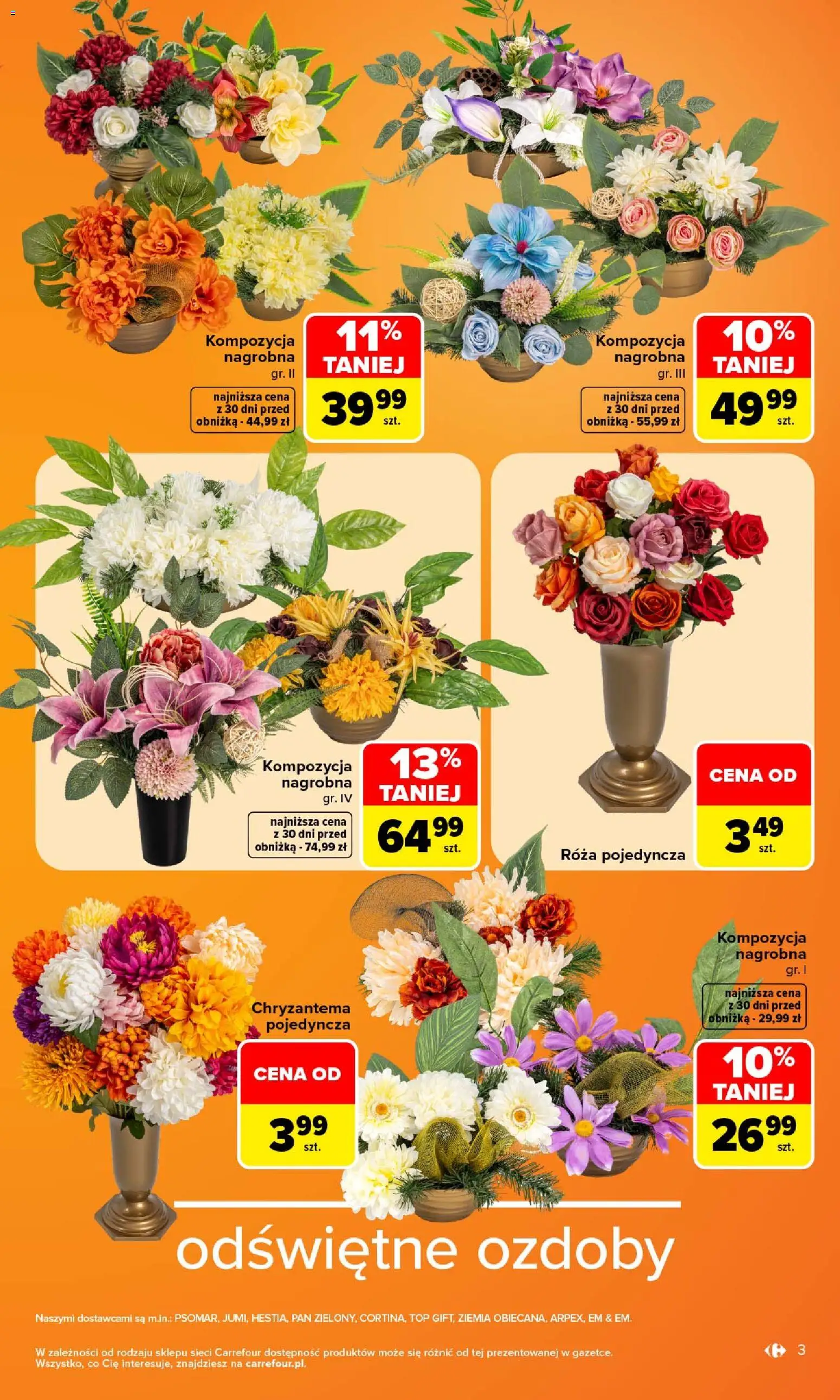 Pogląd gazetki "Carrefour gazetka - Wybór na czas zadumy" ze sklepu Carrefour ważnej od 21.09.2026