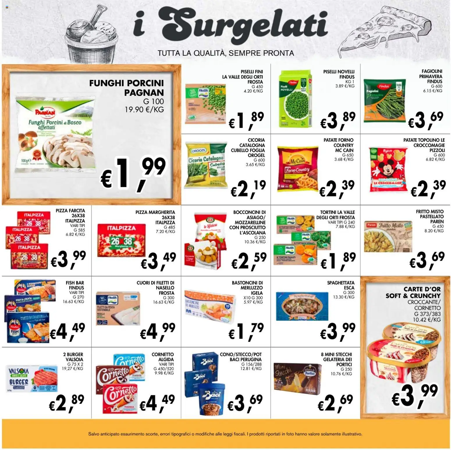 Anteprima dell'opuscolo Coal volantino èccoMi Teramo dal negozio Coal valido da 22/10/2026 - Pizza, Forno, Funghi, Pesca, Piselli, Merluzzo, Prosciutto, Fagiolini