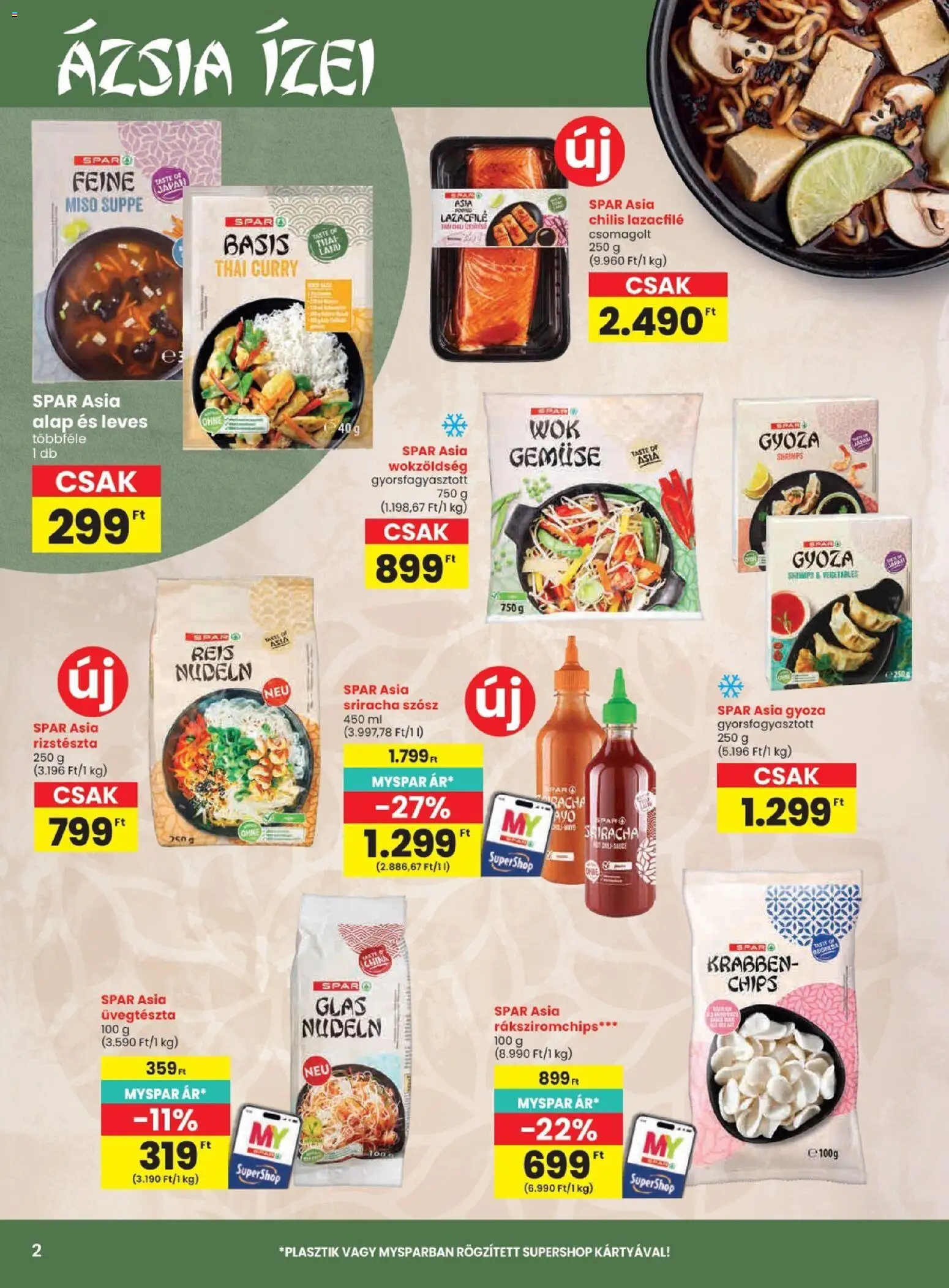 Spar - Spar akciós újság megtekintése, amely érvényes 2026.09.10.-től - Leves, Chips, Rizstészta, Üvegtészta, Szósz, Lazacfilé, Gyorsfagyasztott