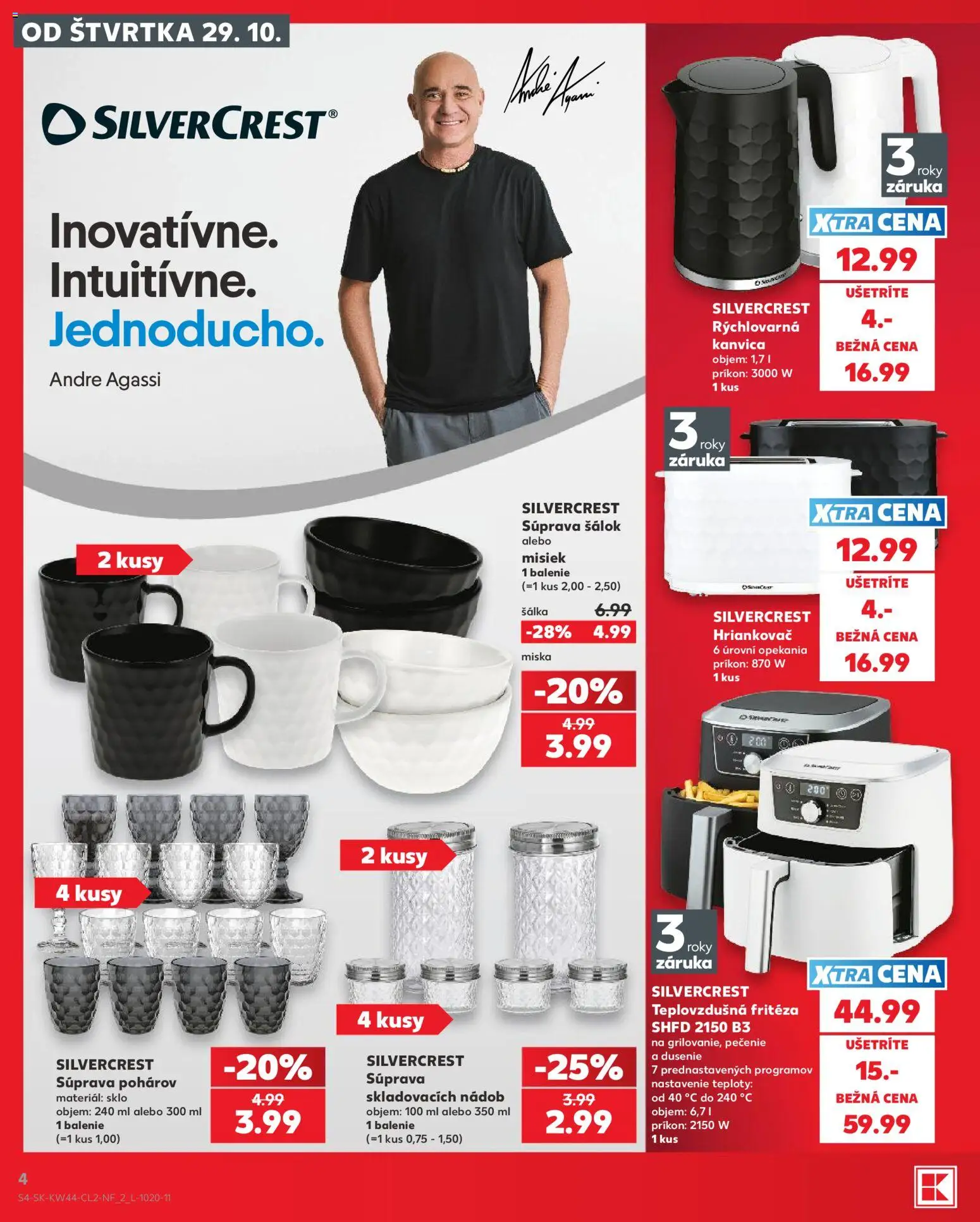 Kaufland SK - Kaufland SK Nonfood akciós újság megtekintése, amely érvényes 2026.10.29.-től - SilverCrest