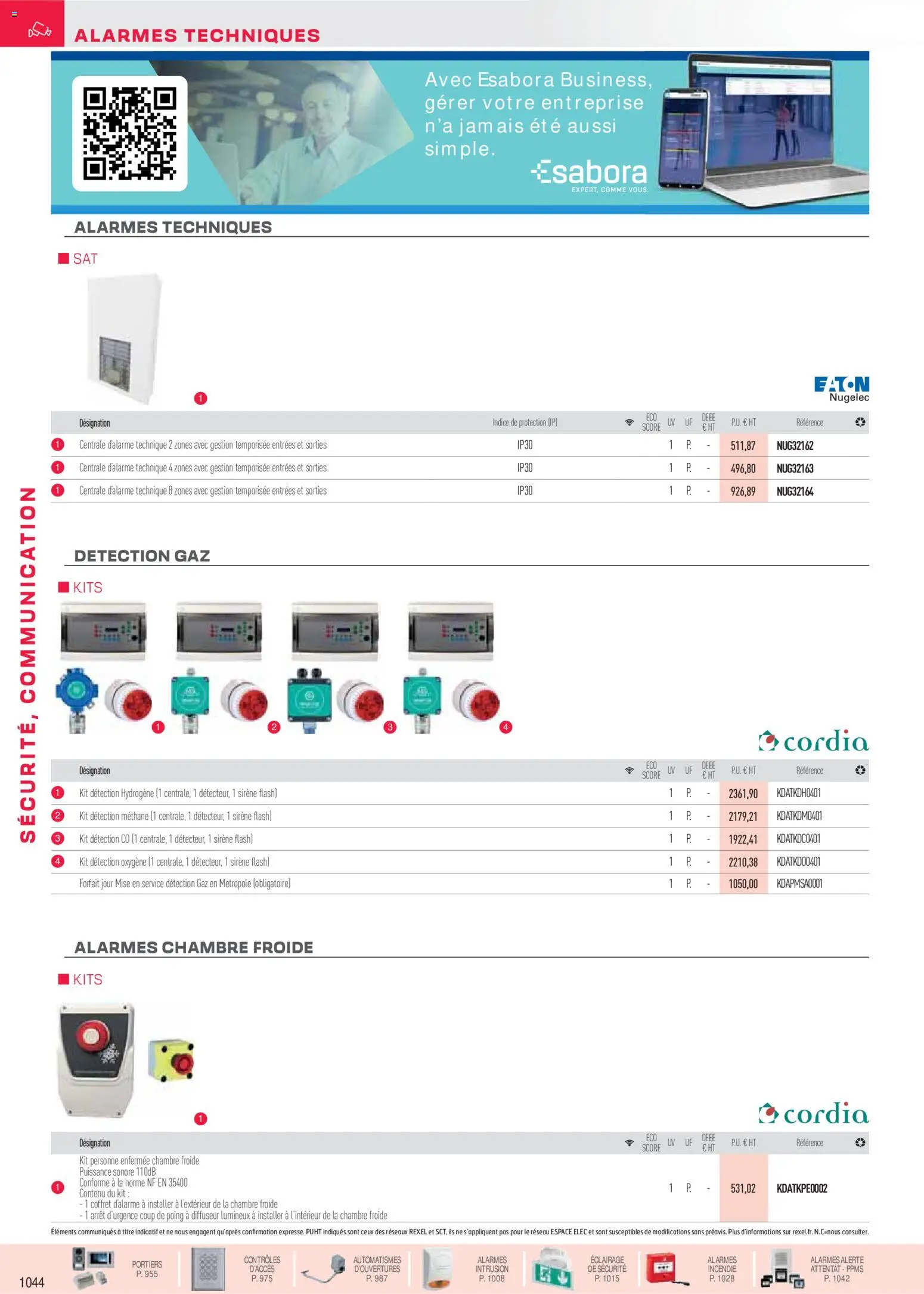 Prévisualisation de Brochure sécurité, communication du magasin Rexel formulaire valide 18/11/2025 - Diffuseur, Éclairage