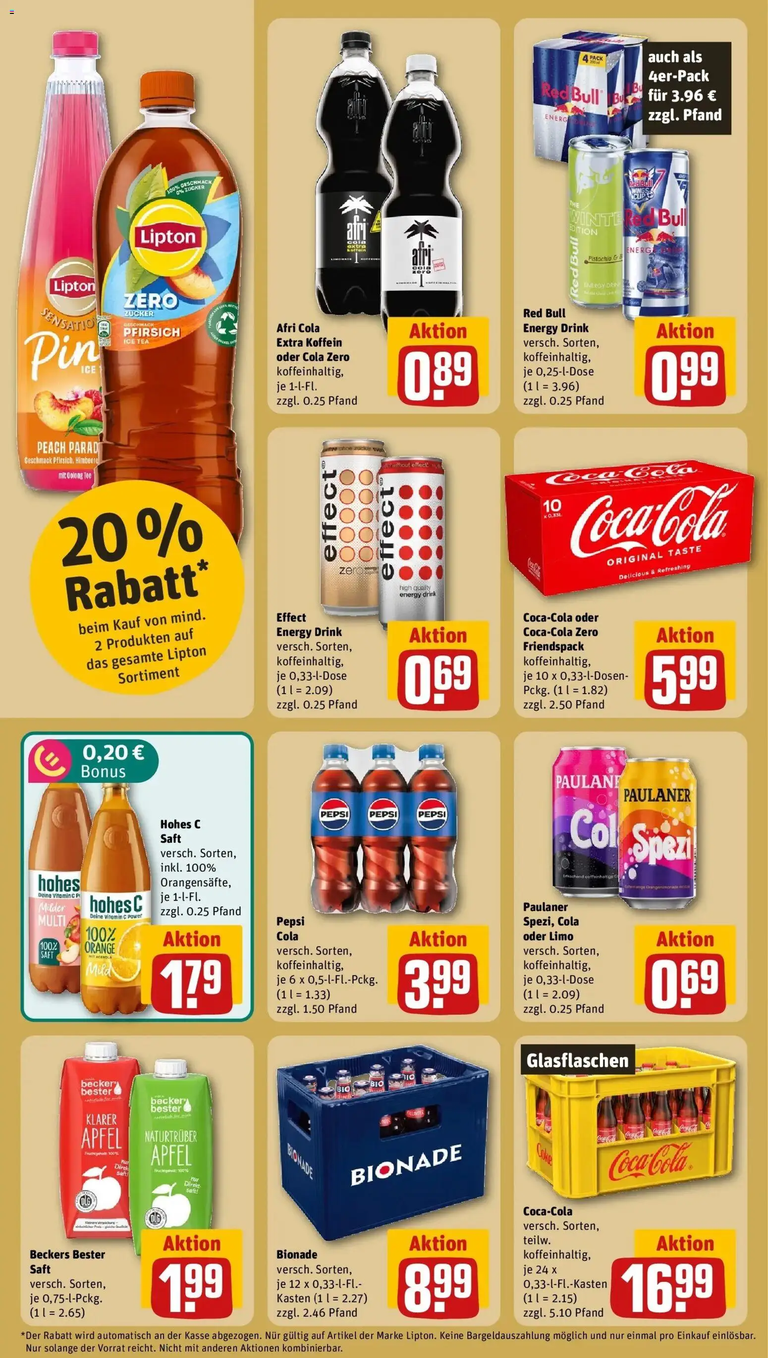 Vorschau von dem Prospekt des Geschäftes Rewe, gültig ab dem 19.10.2026