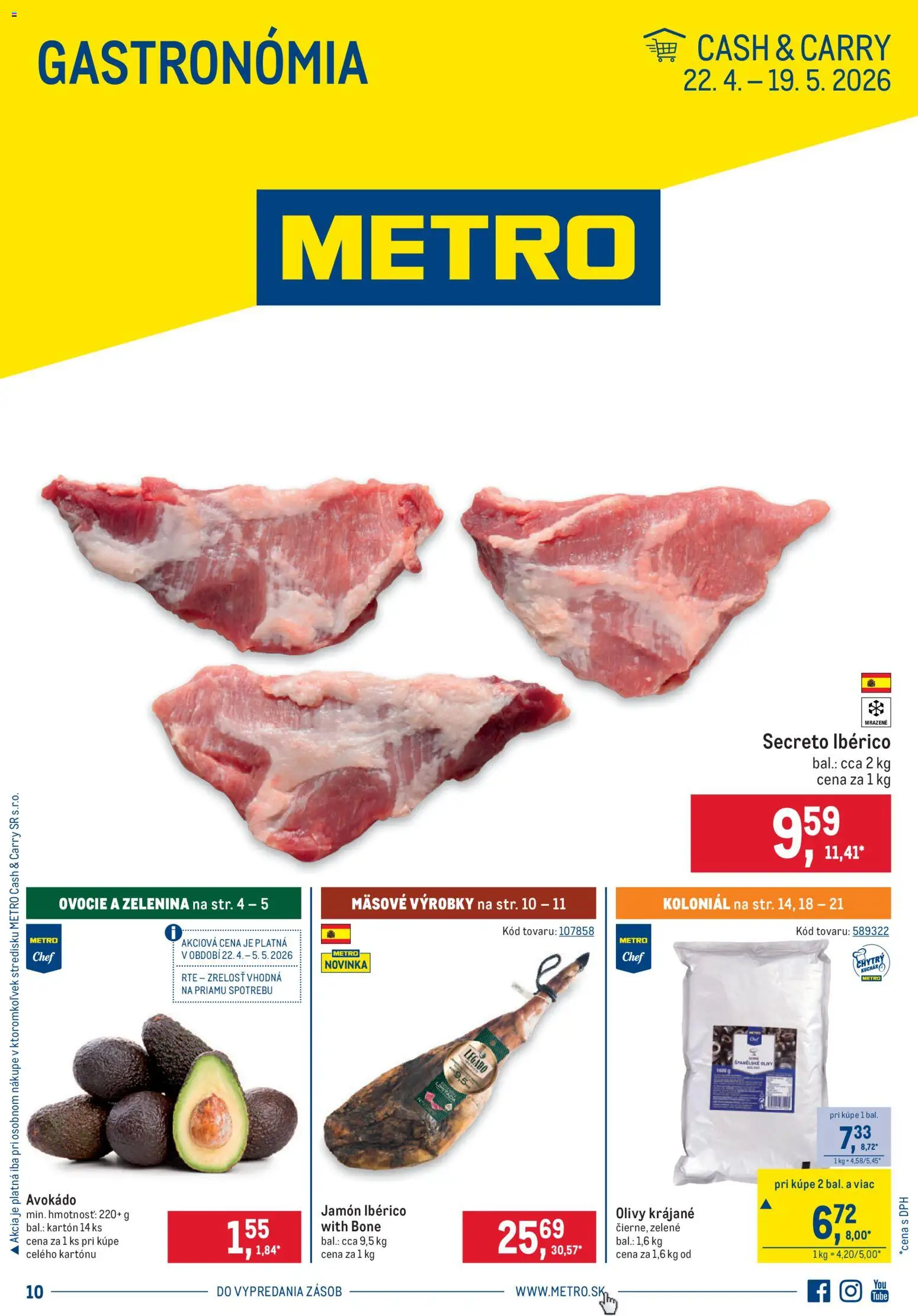 Náhľad Metro letáku platného od 22.04.2026