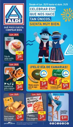 Vista previa del folleto de la tienda Aldi válido desde el 25/05/2026 