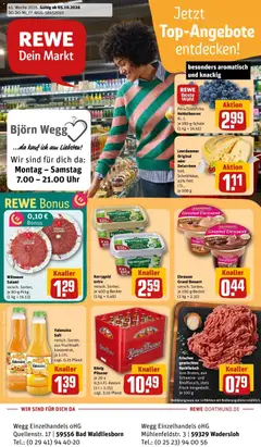 Vorschau von dem Prospekt des Geschäftes Rewe, gültig ab dem 05.10.2026