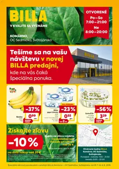 Náhľad Billa letáku platného od 29.07.2026