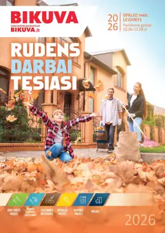BIKUVA parduotuvės leidinio BIKUVA leidinys galiojančio nuo 2026.10.06 peržiūra