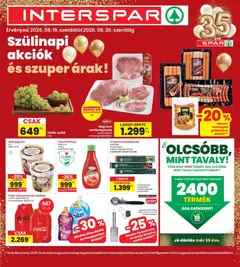 Interspar - Interspar akciós újság megtekintése, amely érvényes 2026.08.19.-től