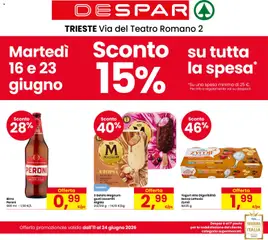Anteprima dell'opuscolo Despar volantino Trieste dal negozio Despar valido da 11/06/2026